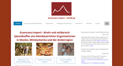 Desktop Screenshot of guancasco-import.de