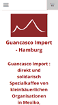 Mobile Screenshot of guancasco-import.de